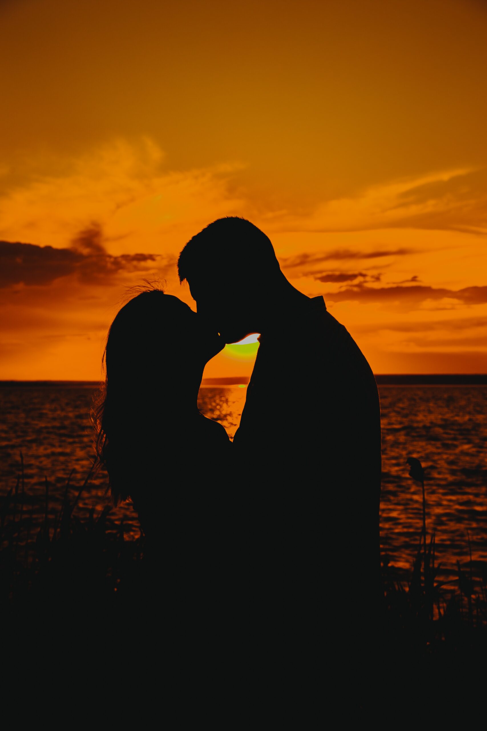Man And Woman Embrace Scaled